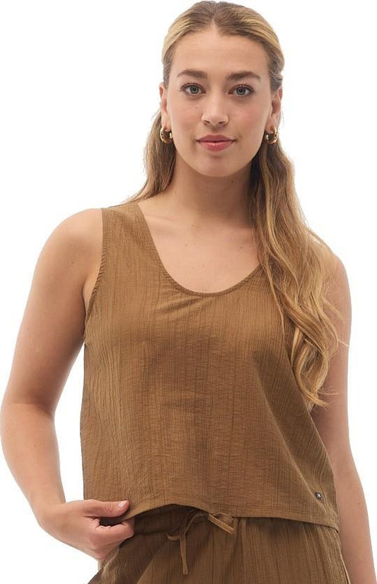 Elba Sleeveless Top - Womens - timber 1