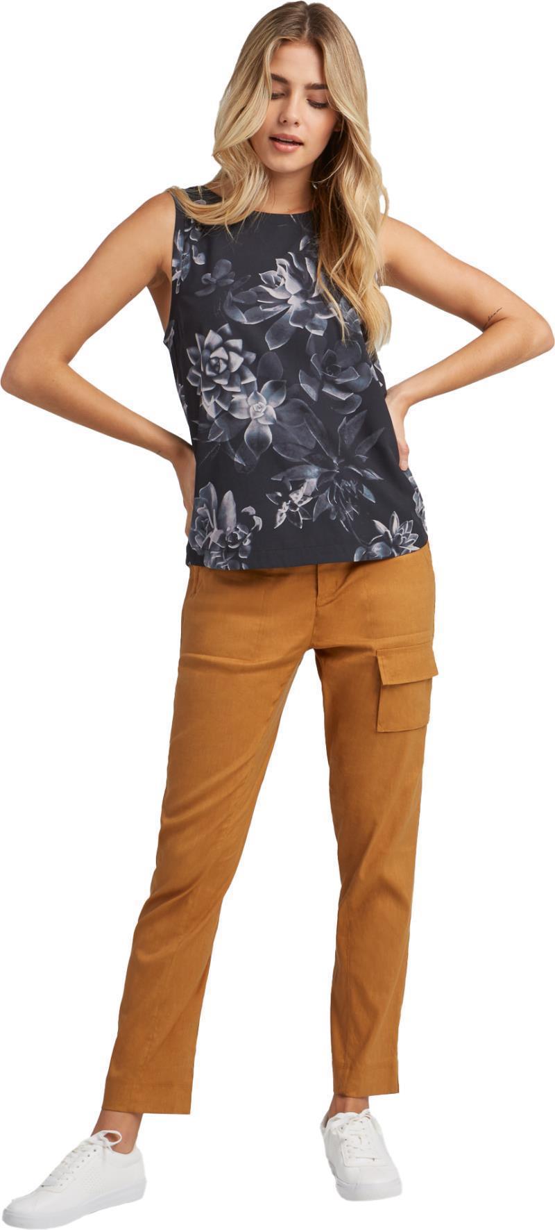 Etosha Sleeveless Top - Womens - Succulent Black 2