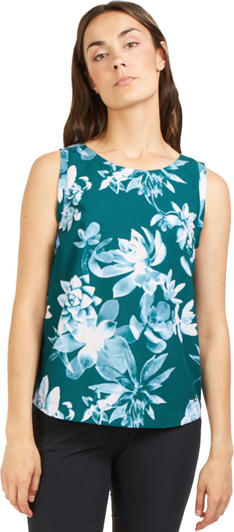 Etosha Sleeveless Top - Womens - Succulent Cenote 1