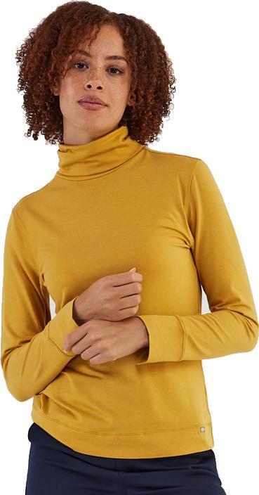 Everyday Turtle Neck Top - Womens - Dijon 1