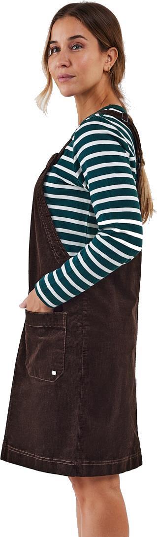 Fresia Pinafore Dress - walnut 1