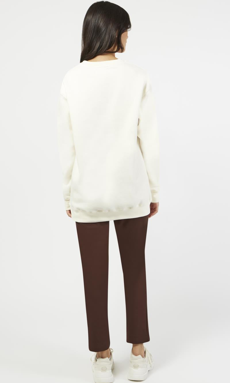 Garibaldi Long Sweatshirt - Womens - pearl 1