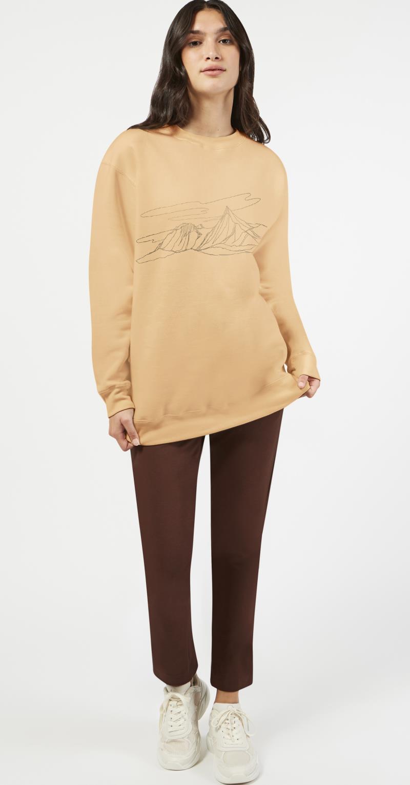 Garibaldi Long Sweatshirt - Womens - spiced honey 1