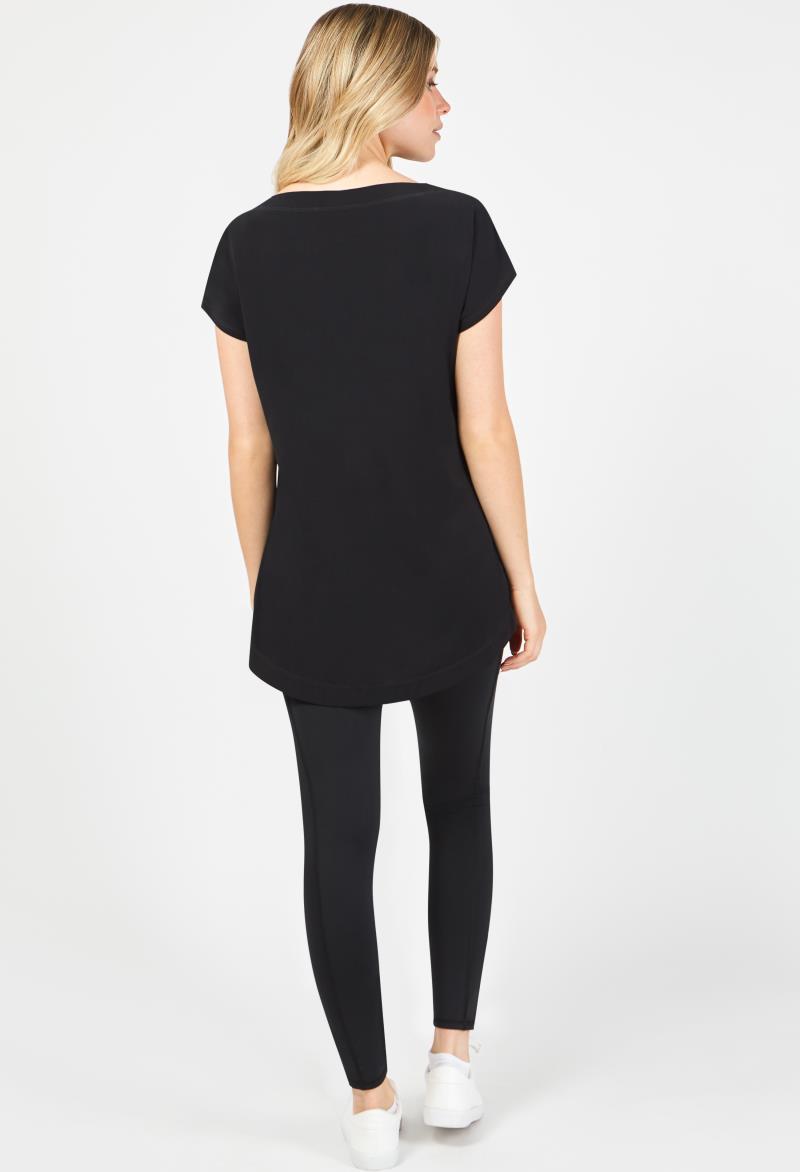 Harrow Tunic Dress - black 1