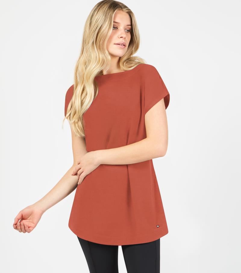 Harrow Tunic Dress - terracotta 1