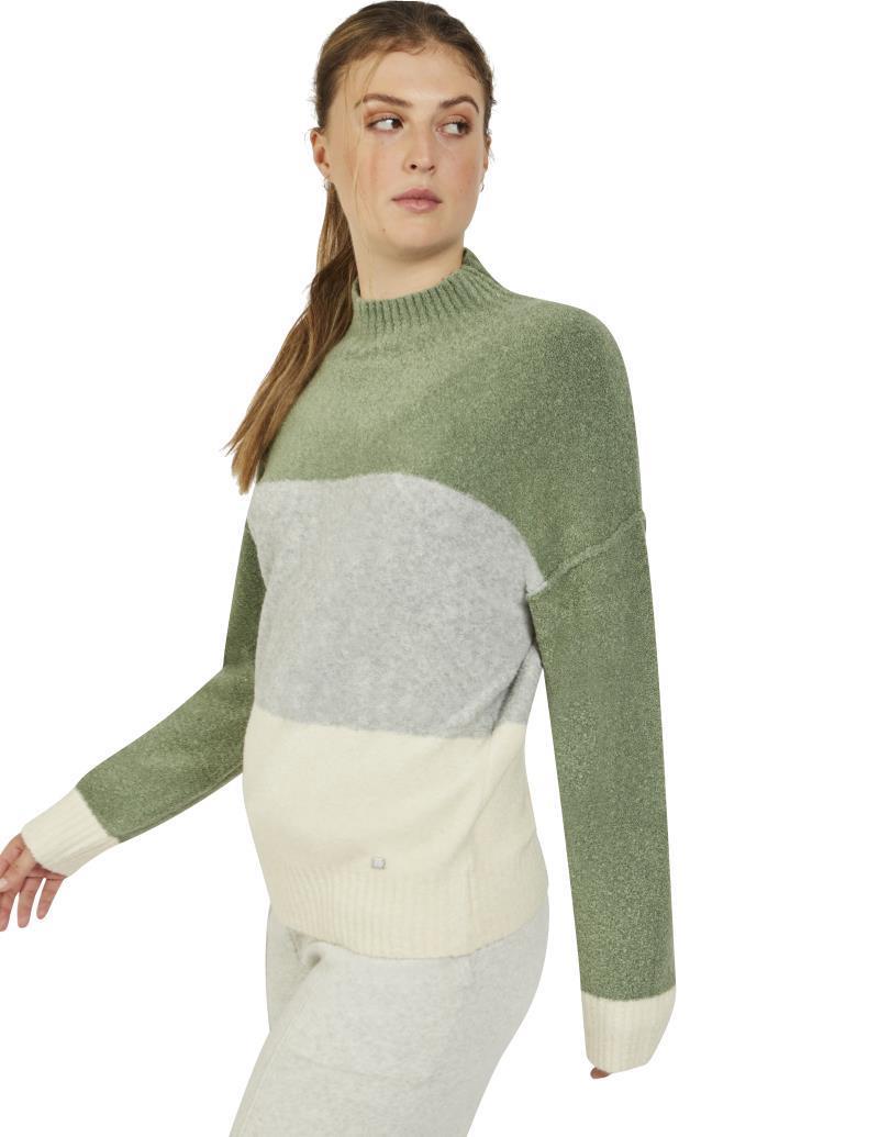Kansai Sweater - Womens - Green Frost Combo 1