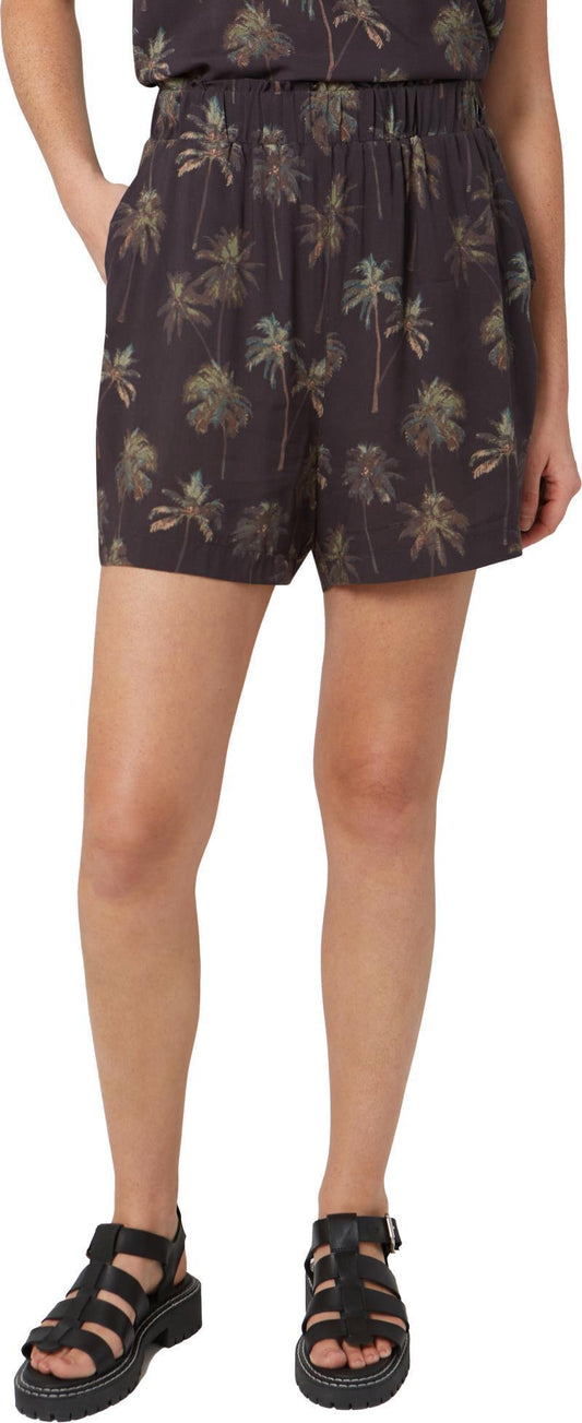 Kauna Shorts - Womens - La Palma Black-Coffee 1