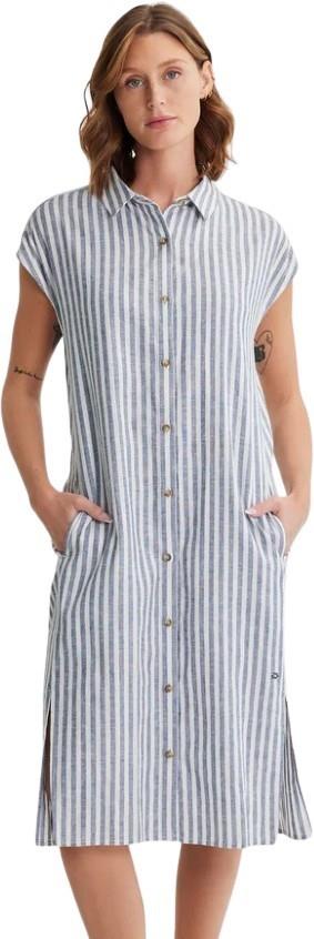 Kelly Shirt Dress - cabana stripe / french navy 1