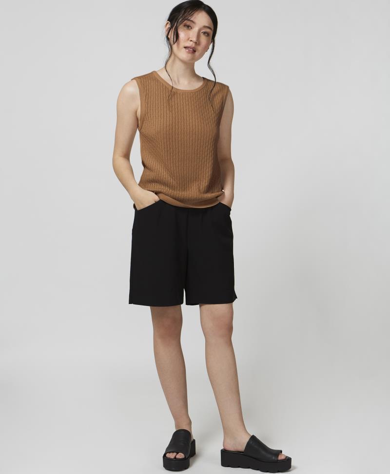 Lafayette Sleeveless Top - Womens - toffee 1