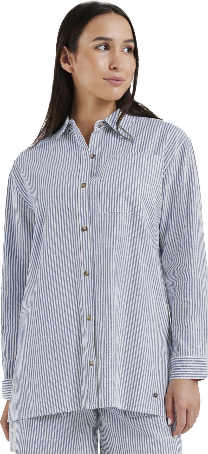 Leidy Shirt - Womens - French Navy Stripe 1