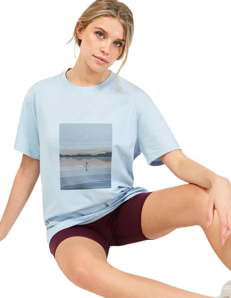 Long Tee - Womens - azure 1