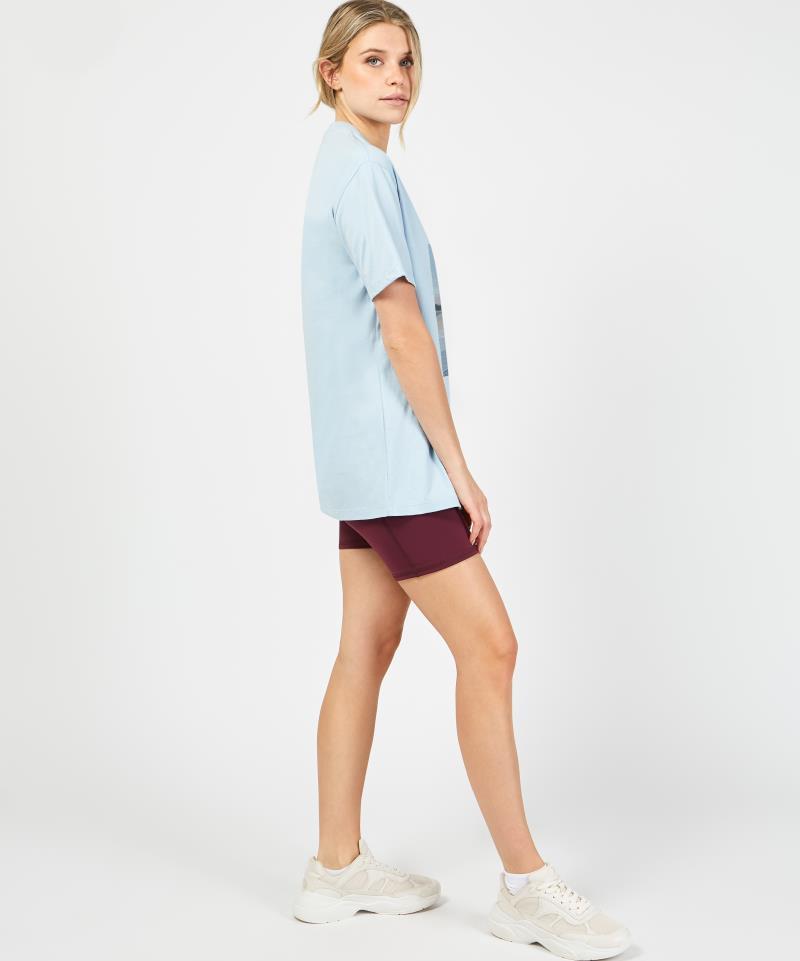 Long Tee - Womens - azure 1