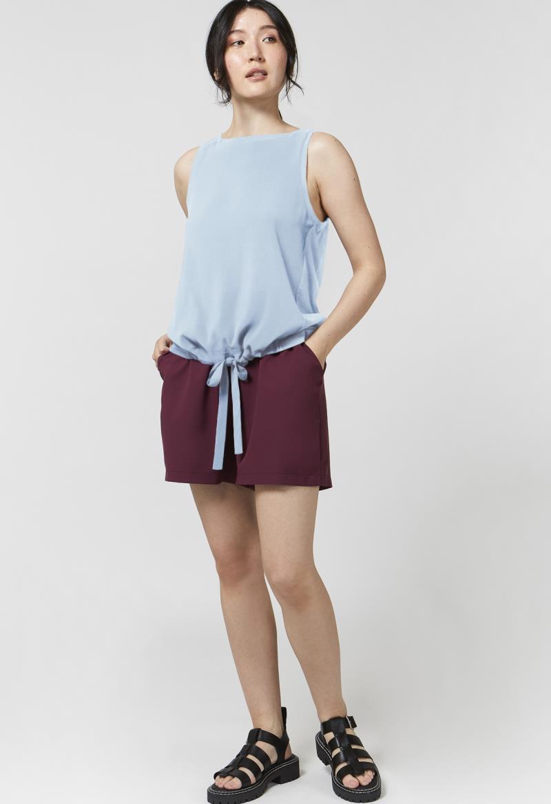 Mayfair Sleeveless Top - Womens - Azure 2