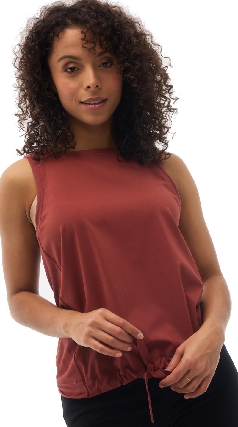 Mayfair Sleeveless Top - Womens - dark chili 1