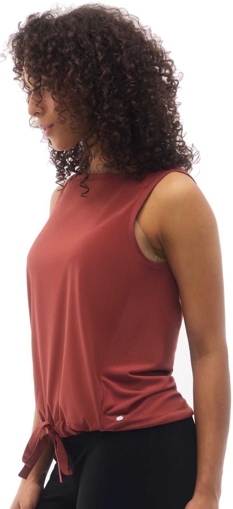 Mayfair Sleeveless Top - Womens - dark chili 1