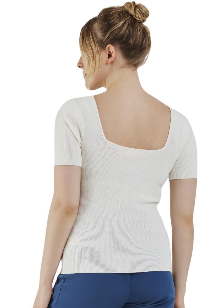 Menio SS Top - Womens - White 2