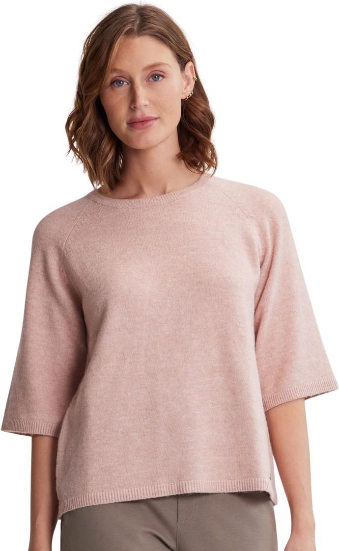 Mira SS Sweater - Womens - light licorice heather 1