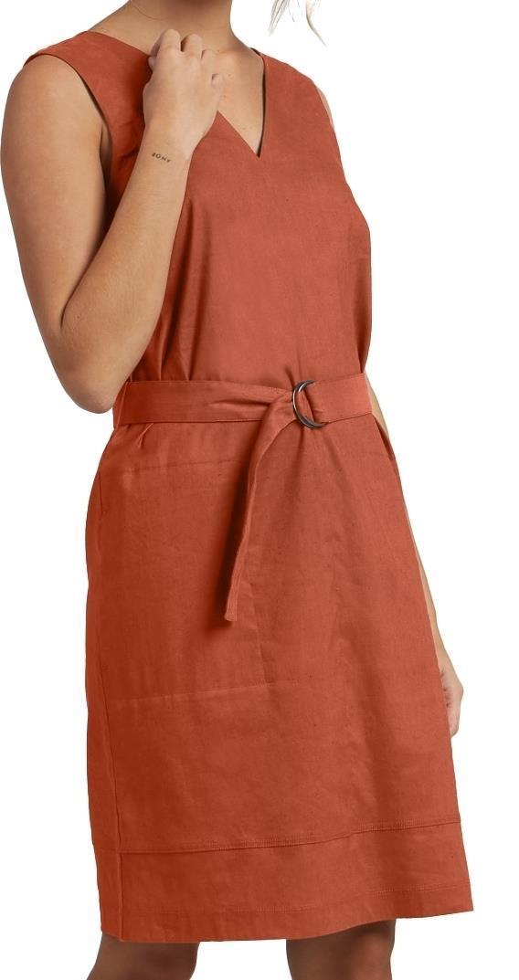 Moosa Dress - rosewood 1