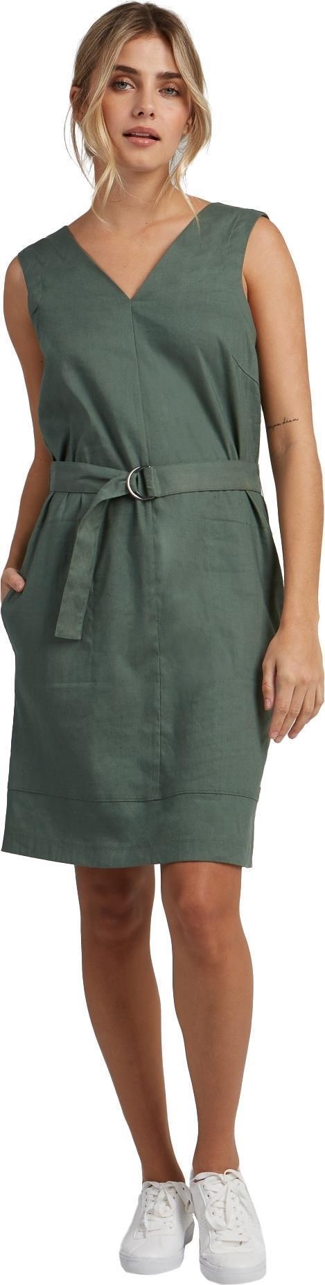 Moosa Dress - seaweed green 1