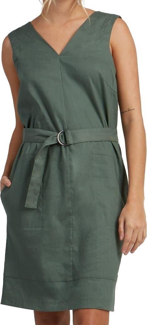 Moosa Dress - seaweed green 1