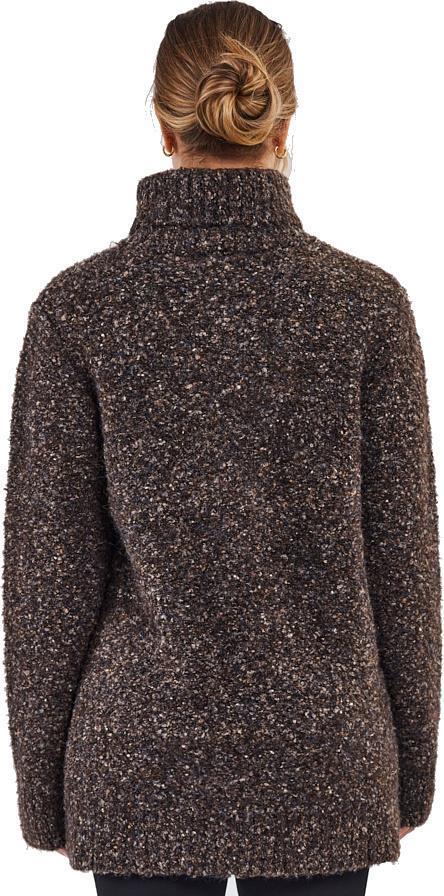 Naka Long Sweater 2.0 - Womens - walnut speckles 1