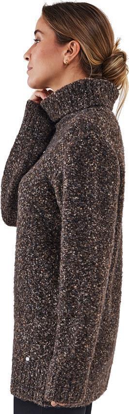 Naka Long Sweater 2.0 - Womens - walnut speckles 1