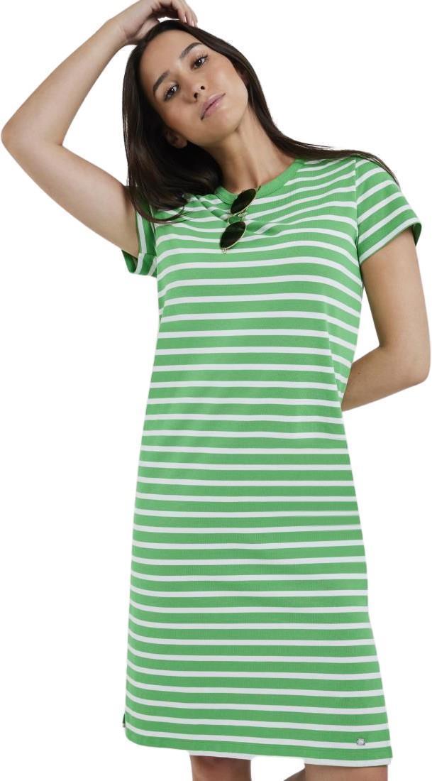 Newport Dress - Kelly Green Stripe 2
