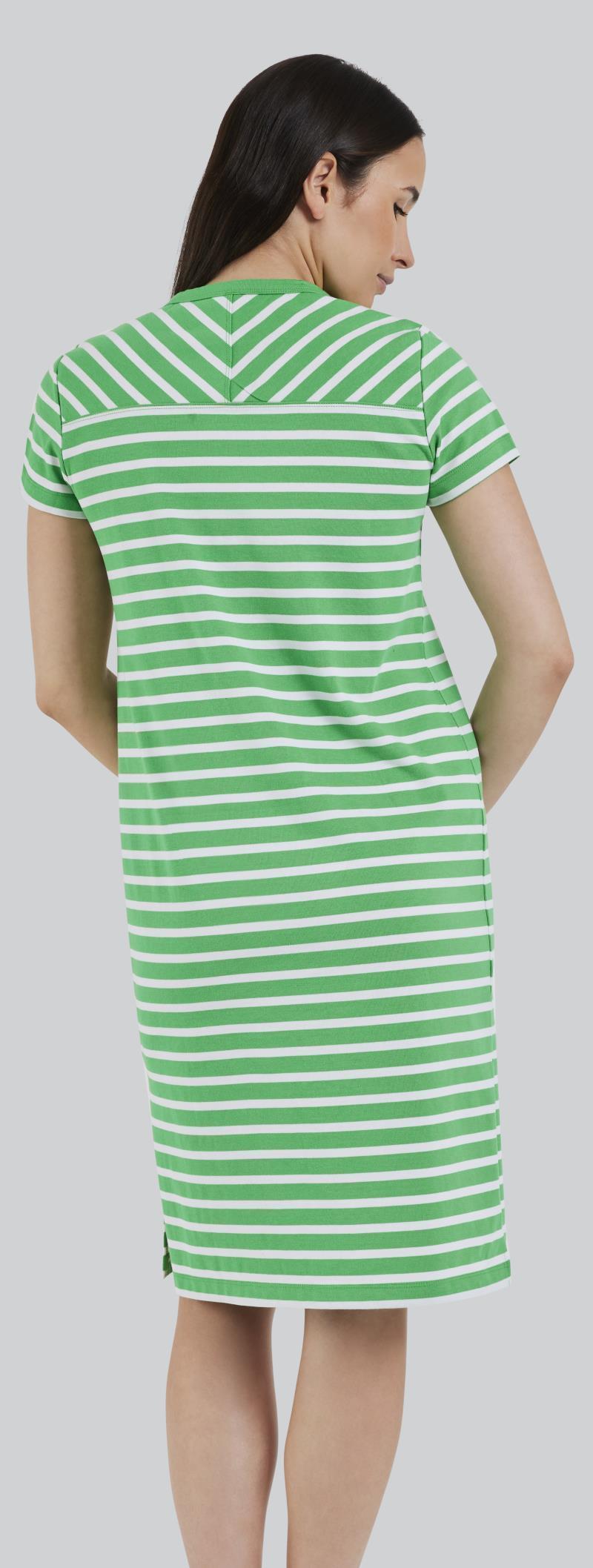 Newport Dress - Kelly Green Stripe 3