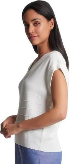 Nola Sweater Vest - Womens - white 1