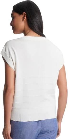 Nola Sweater Vest - Womens - white 1