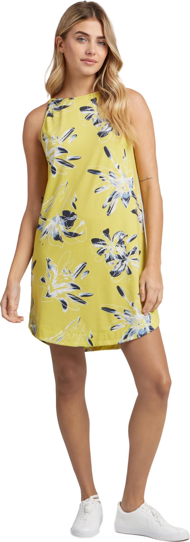Rea Dress - flooded floral citrus 1