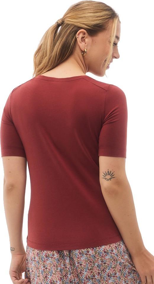 Roby SS Top - Womens - dark chili 1