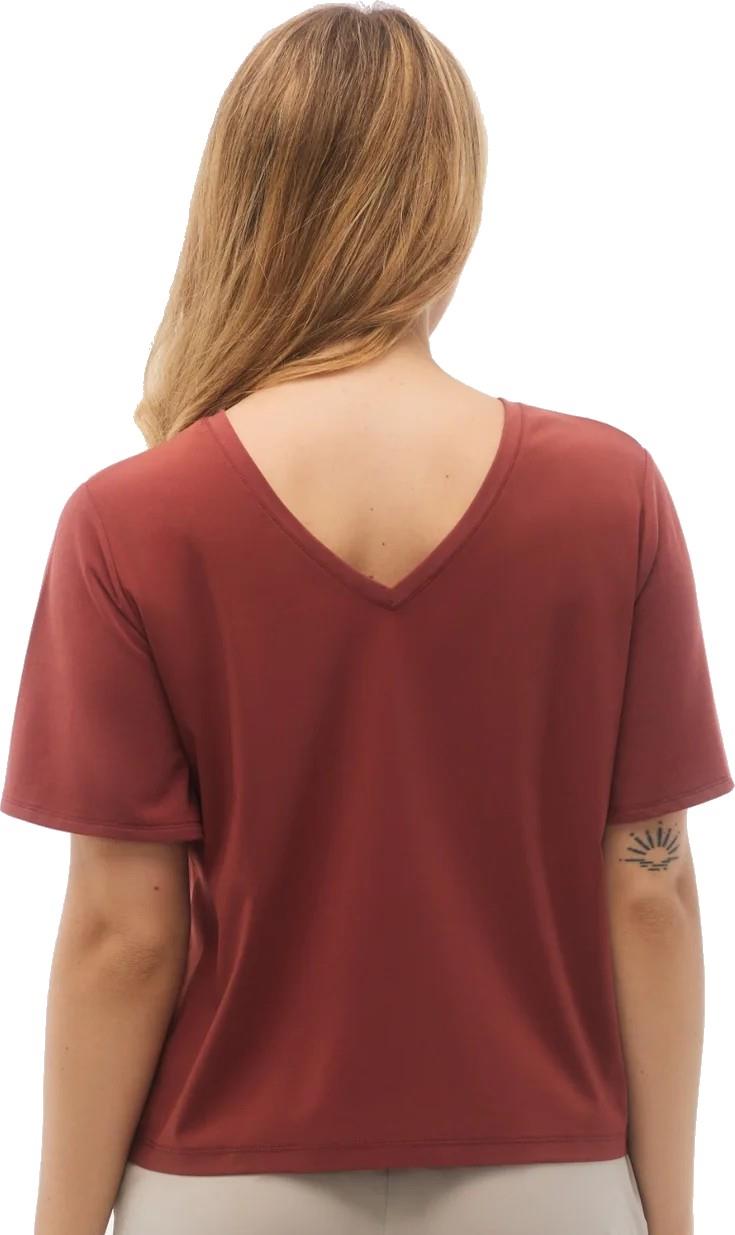 Shenley SS Top - Womens - dark chili 1