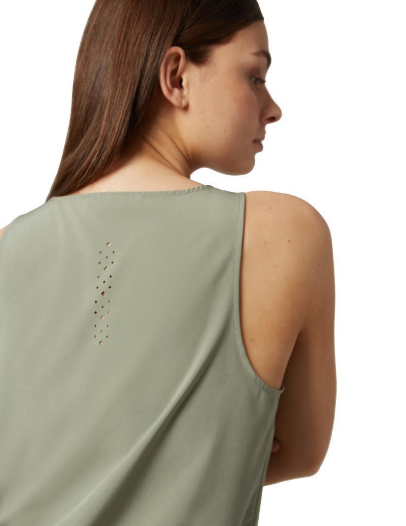 Tana Sleeveless Top - Womens - moss 1