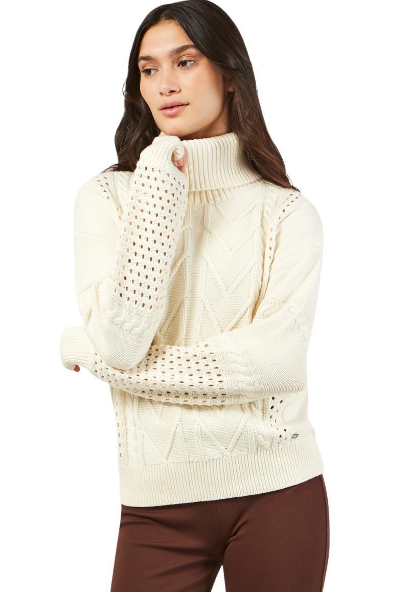 Taos Sweater - Womens - pearl 1
