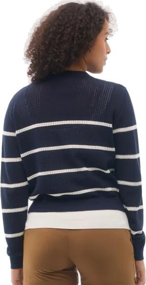 Tess Cardigan - Womens - night stripe 1