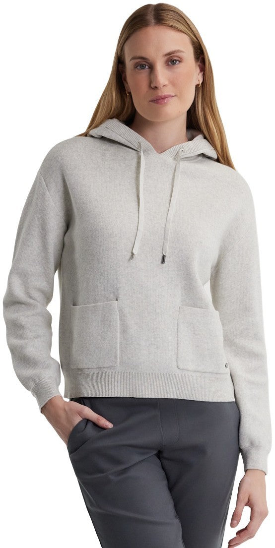 Yuki Hoodie Sweater - Womens - grey heather 1