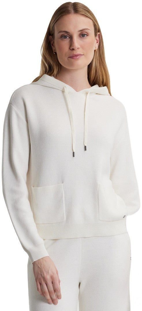 Yuki Hoodie Sweater - Womens - pearl 1