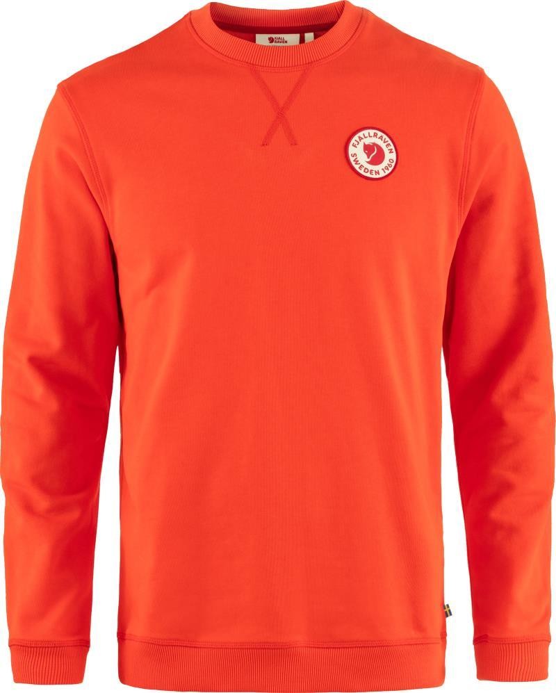 1960 Logo Badge Sweater - Mens - flame orange 1