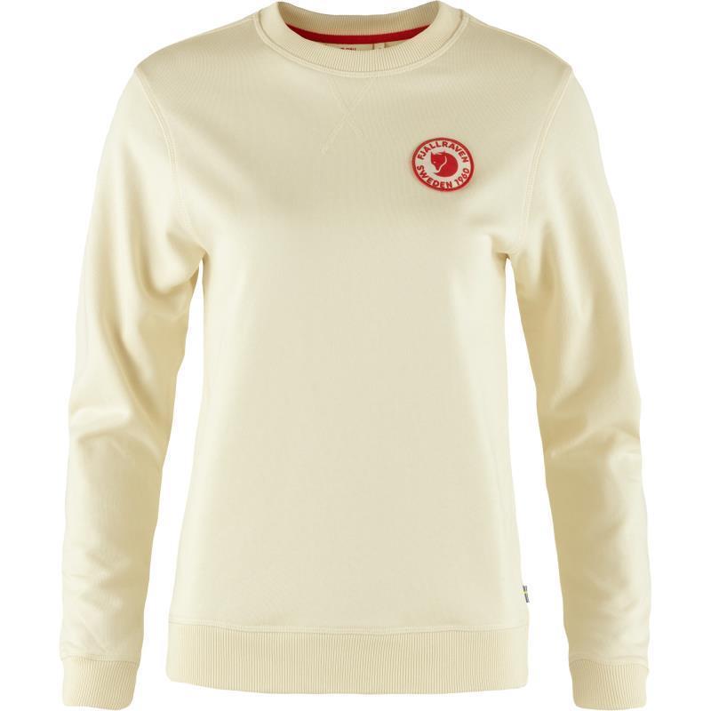 1960 Logo Badge Sweater - Womens - chalk white 1