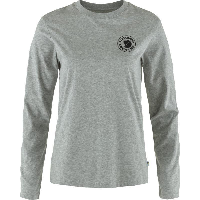 1960 Logo LS T-Shirt - Womens - Grey / Melange 1