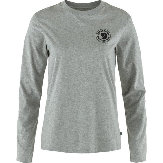 1960 Logo LS T-Shirt - Womens - Grey / Melange 1