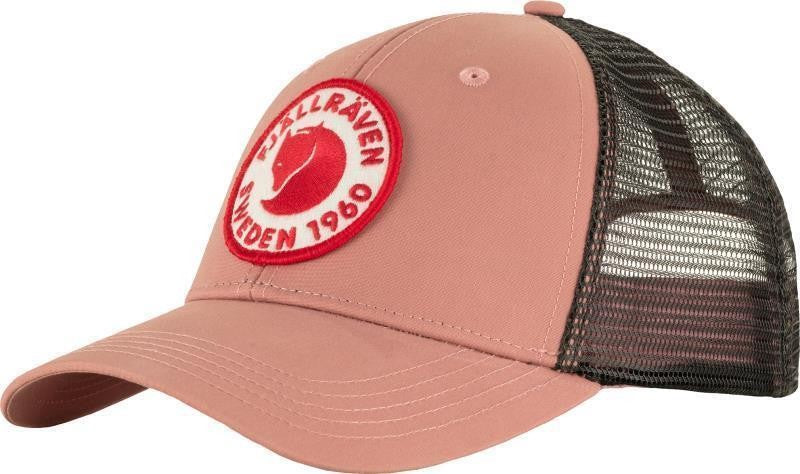 1960 Logo Langtradarkeps - dusty rose 1