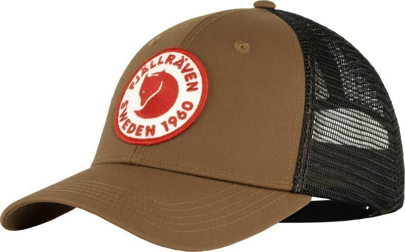 1960 Logo Langtradarkeps - timber brown 1