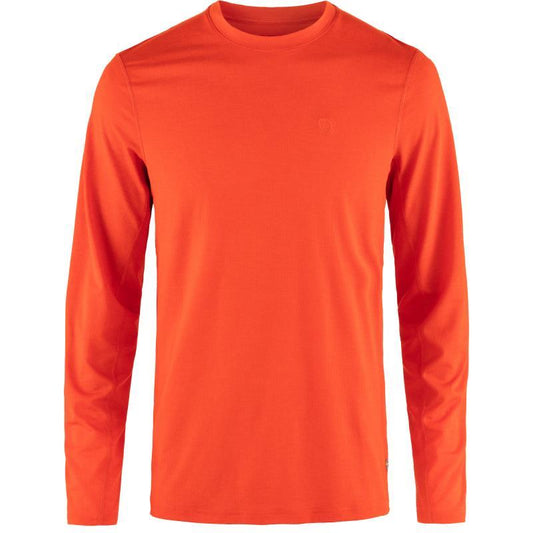 Abisko Day Hike LS T-Shirt - Mens - flame orange 1