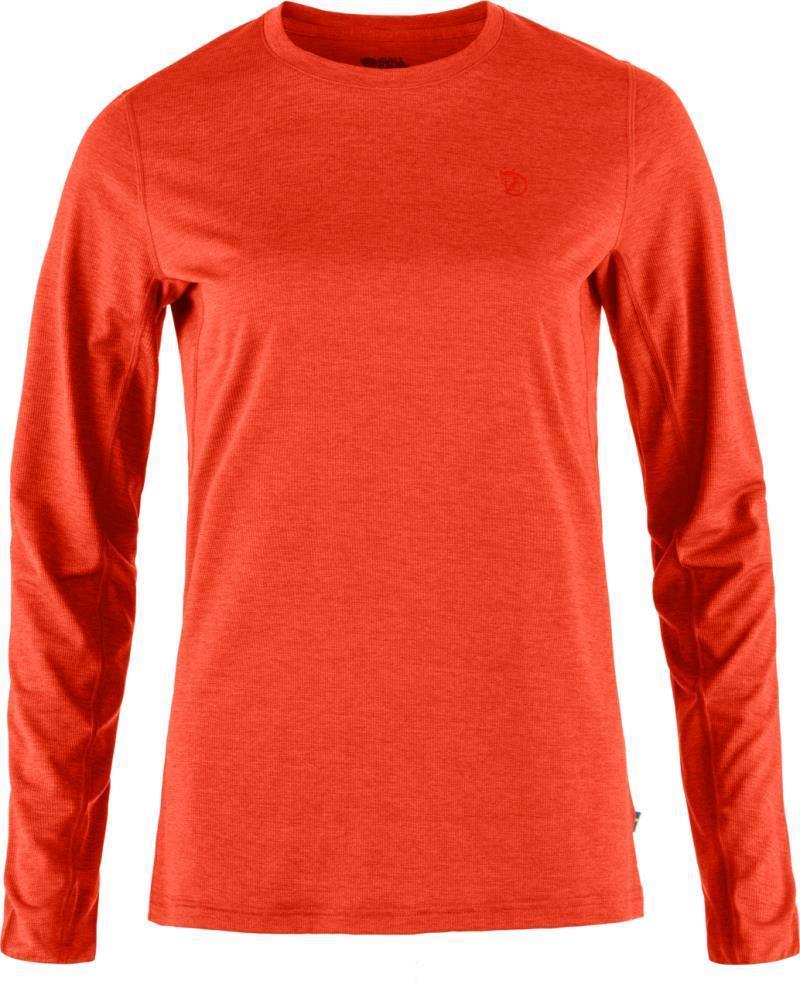 Abisko Day Hike LS T-Shirt - Womens - Flame Orange 1