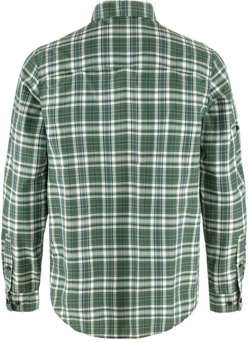 Abisko Hike LS Shirt - Solid - Mens - Chalk White / Deep Patina 2