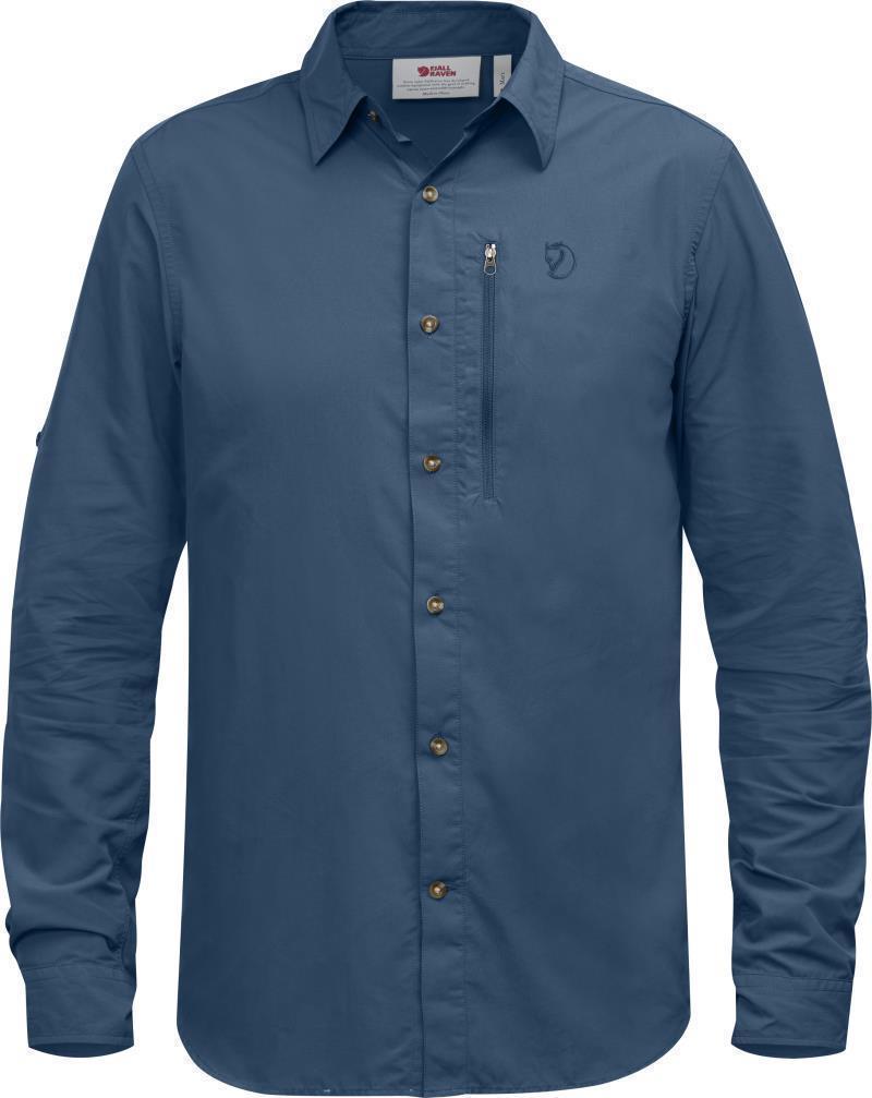 Abisko Hike LS Shirt - Solid - Mens - Uncle Blue 1