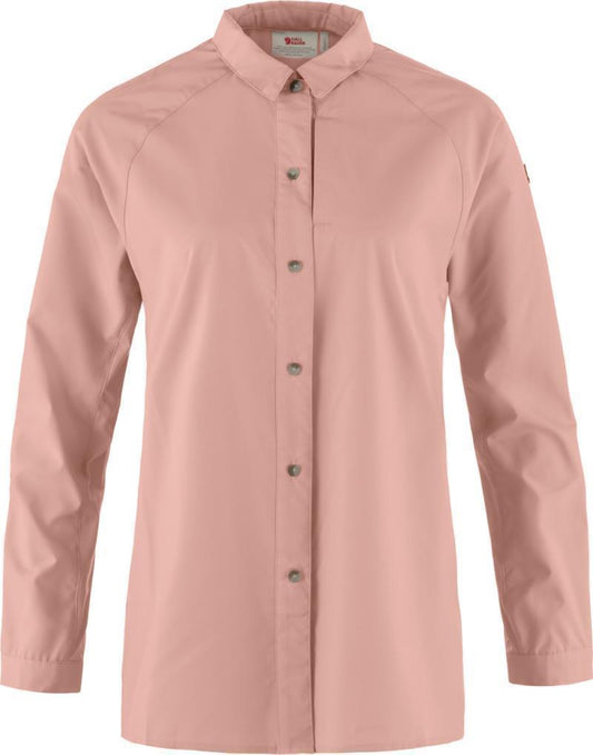 Abisko Hike Shirt - Womens - Chalk Rose 1