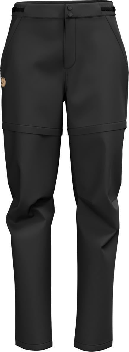 Abisko Hike Zip-Off Trousers, Reg - Womens - Black 1